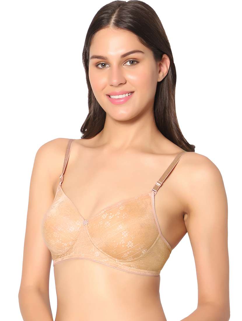 women orange printed t-shirt bra - 21386765 -  Standard Image - 1