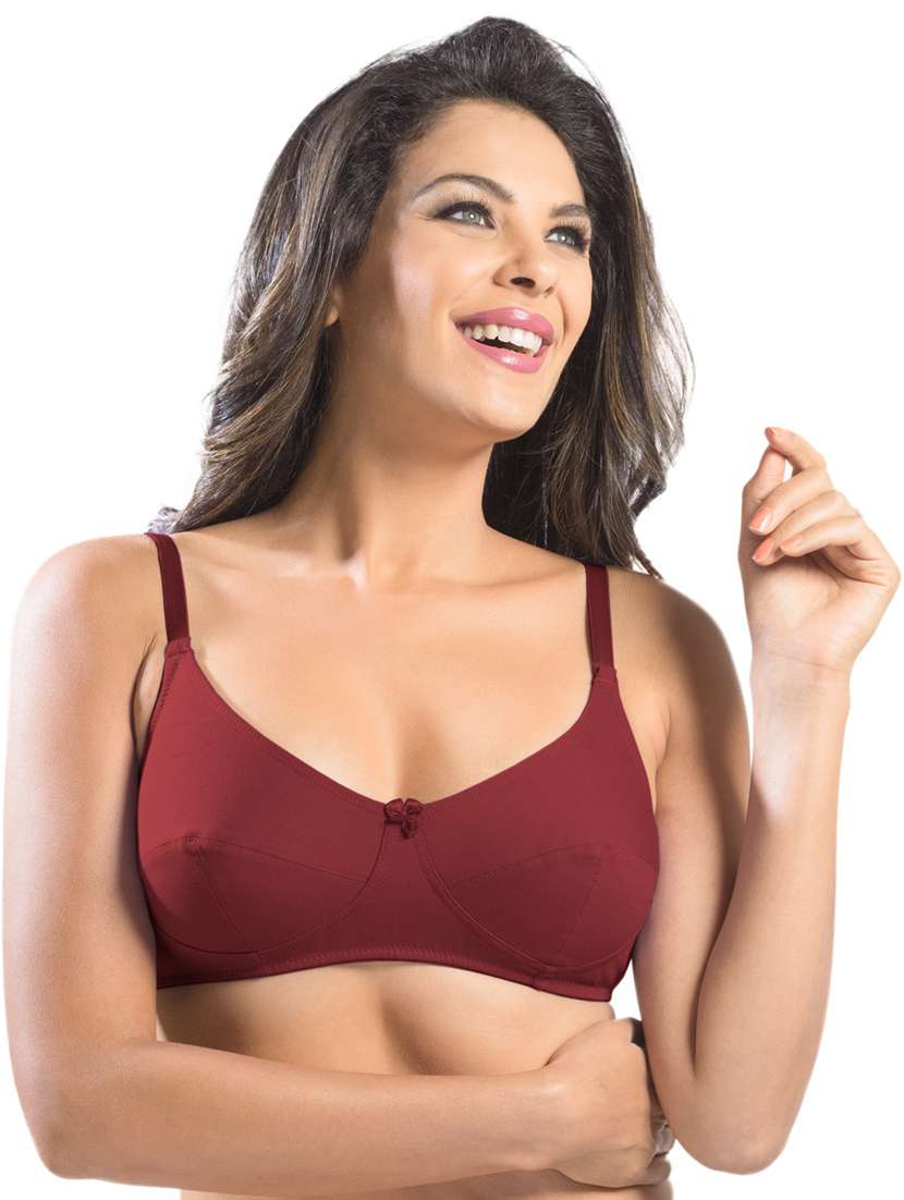 pack of 2 women solid regular bra - 21386961 -  Standard Image - 1
