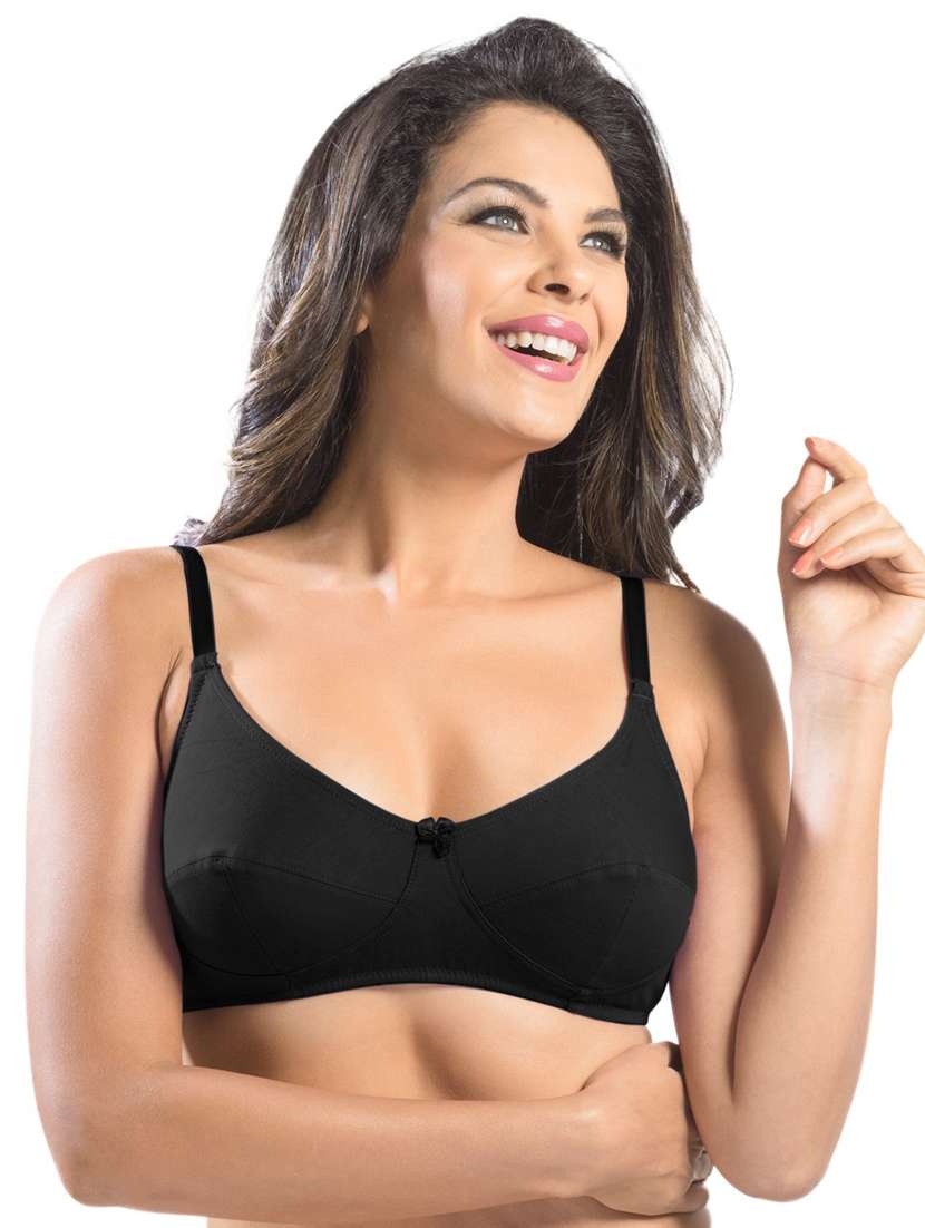 pack of 2 women solid regular bra - 21386998 -  Standard Image - 1