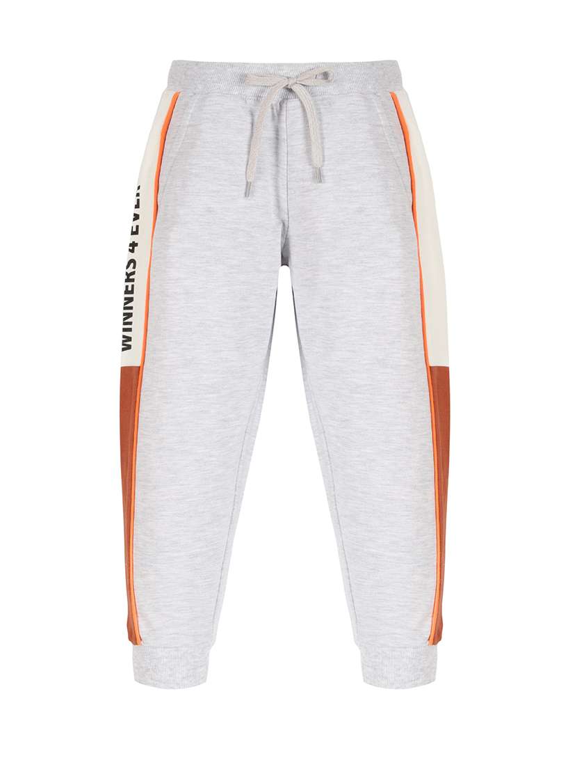 boys mid-rise placement printed track wear