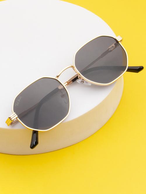 ted smith full rim oval shape branded latest and stylish sunglasses | polycarbonate lens & 100 % uv protection | men & women - 21387295 -  Standard Image - 0