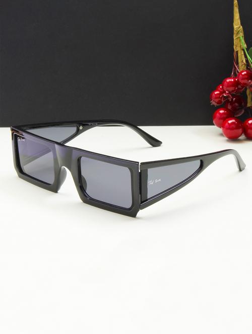 ted smith full rim shield shape branded latest and stylish sunglasses | polycarbonate lens & 100 % uv protection | men & women - 21387302 -  Standard Image - 0