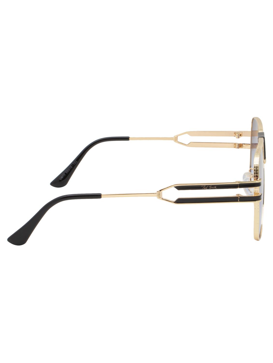 ted smith full rim aviator shape branded latest and stylish sunglasses | polycarbonate lens & 100 % uv protection | men & women - 21387308 - Standard Image - 4