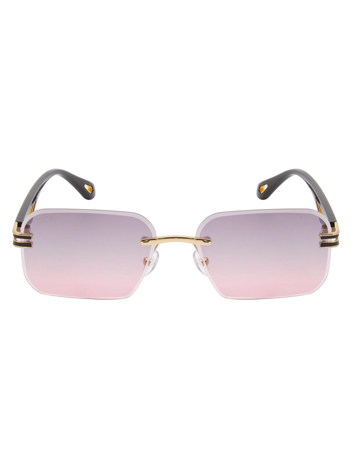 ted smith rimless aviator shape branded latest and stylish sunglasses | polycarbonate lens & 100 % uv protection | men & women - 21387311 - Standard Image - 1