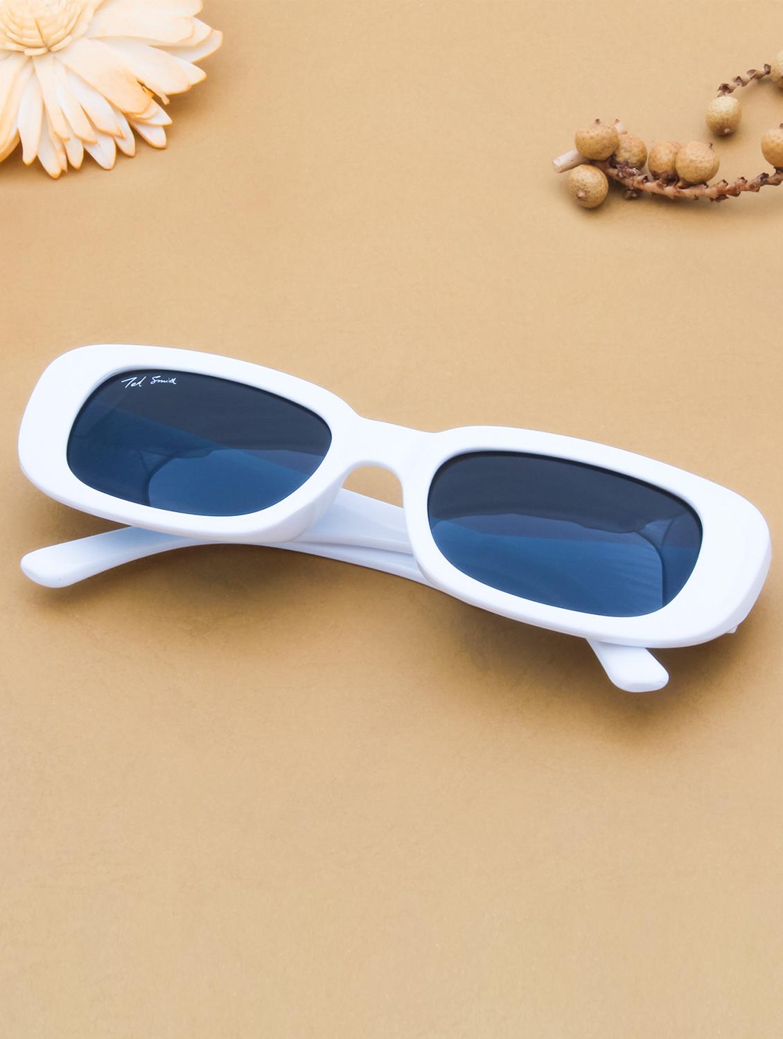 ted smith full rim ovlish shape branded latest and stylish sunglasses | polycarbonate lens & 100 % uv protection | men & women - 21387330 - Zoom Image - 0