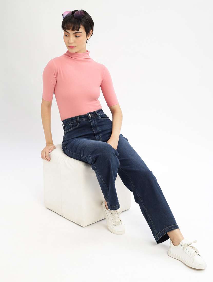 peach plain t-shirt - 21387340 -  Standard Image - 4