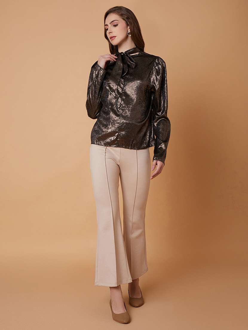 brown nylon regular top - 21387384 -  Standard Image - 6