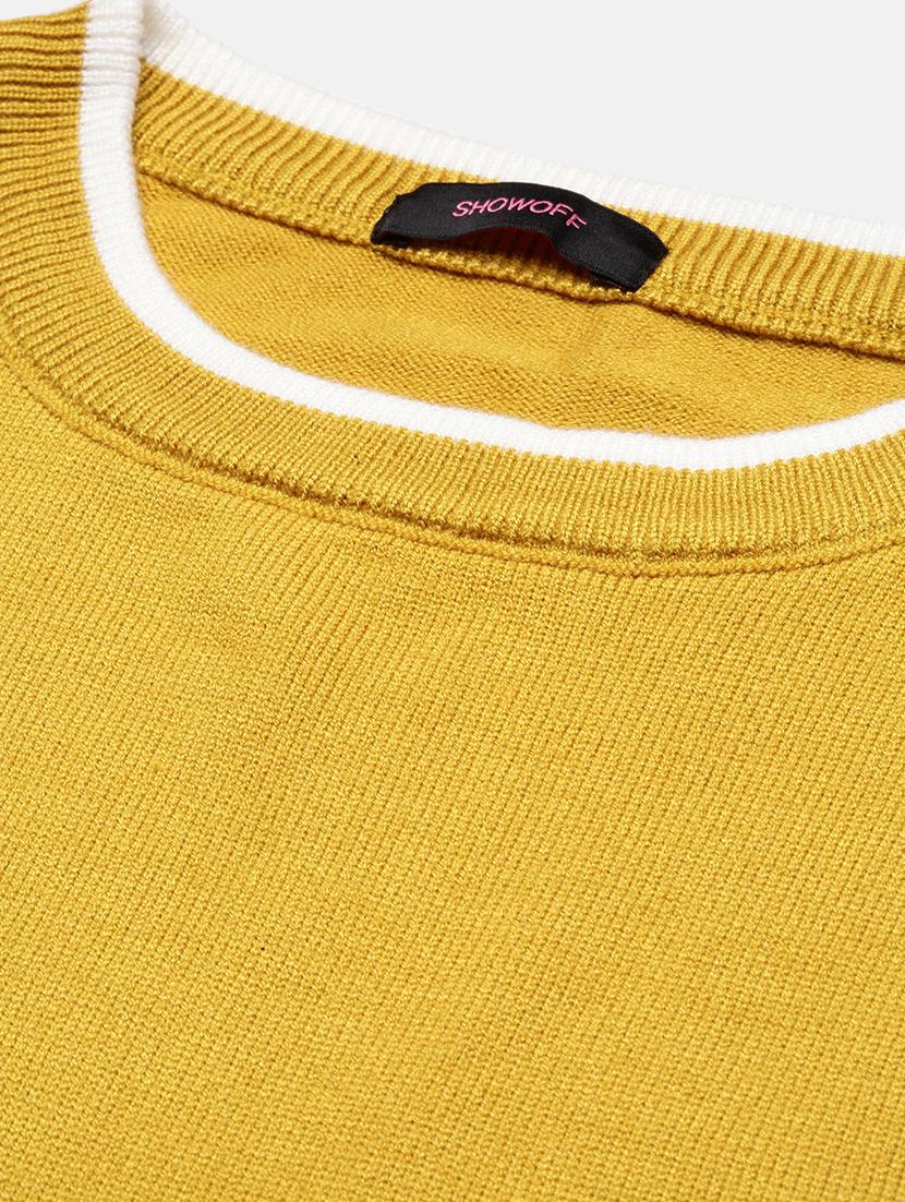 mustard acrylic regular top - 21387409 - Standard Image - 6
