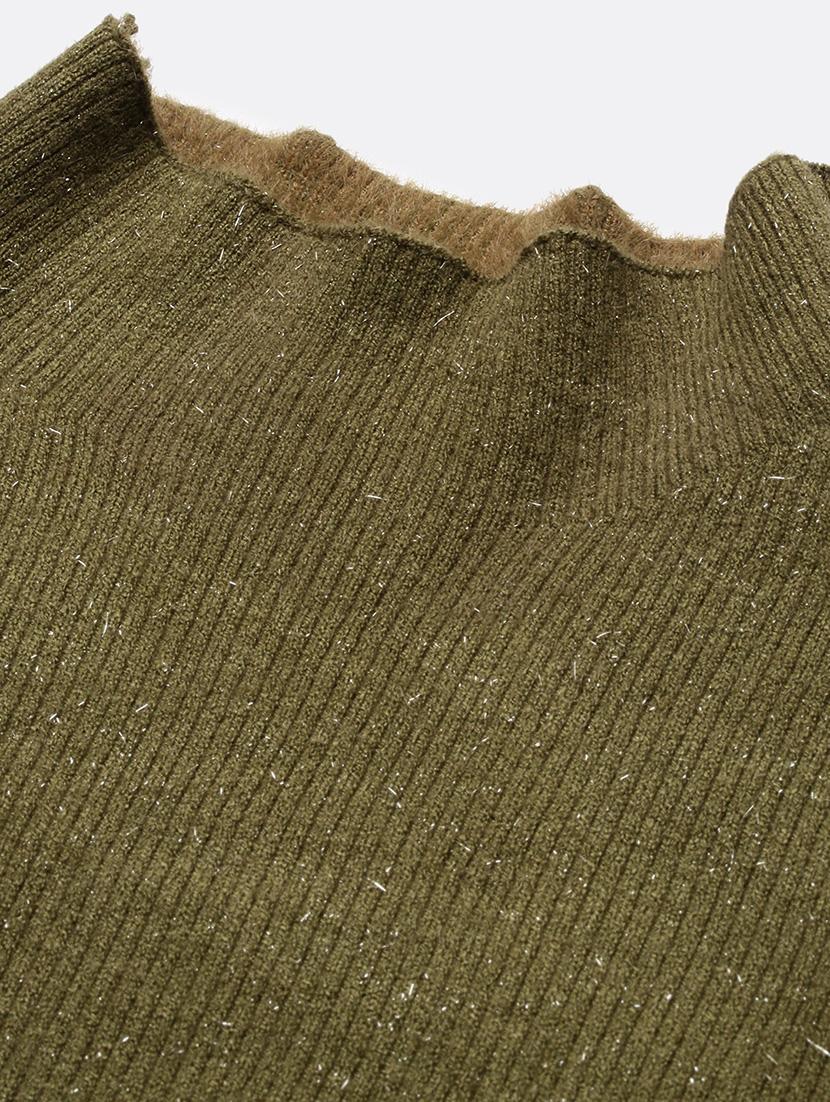 olive solid regular top - 21387436 - Standard Image - 6
