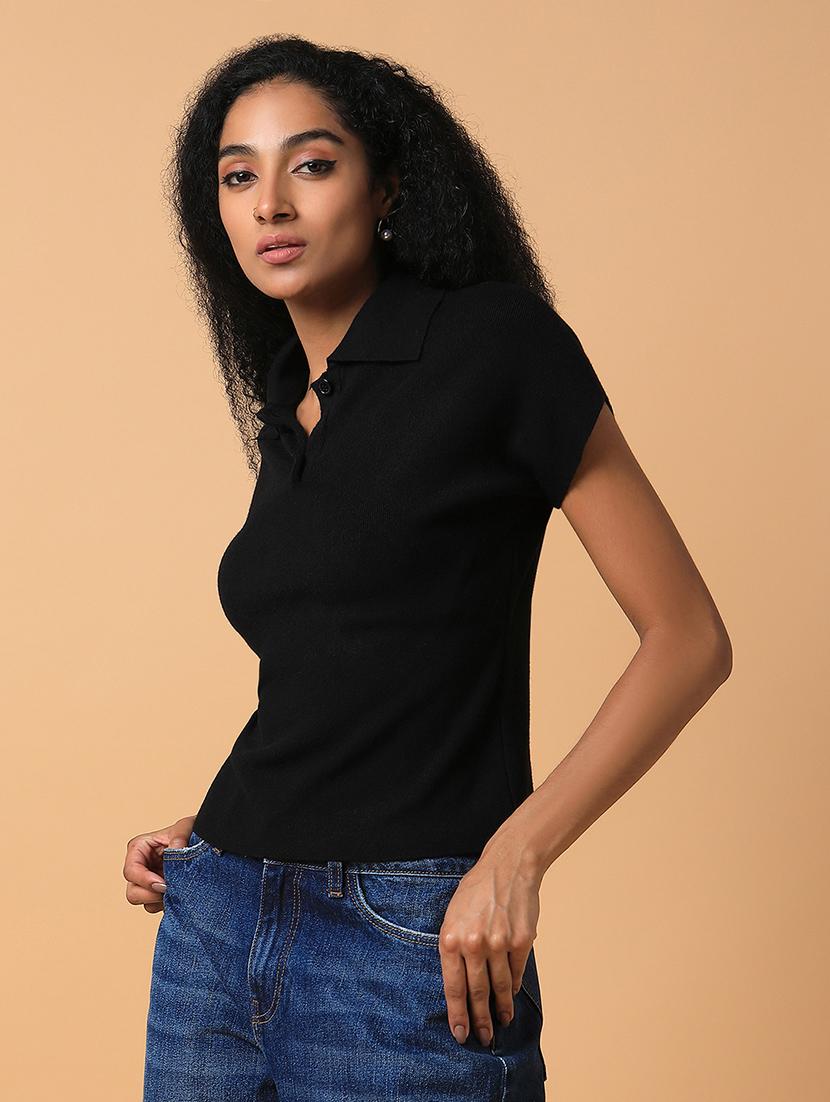 black acrylic regular top - 21387454 -  Standard Image - 1
