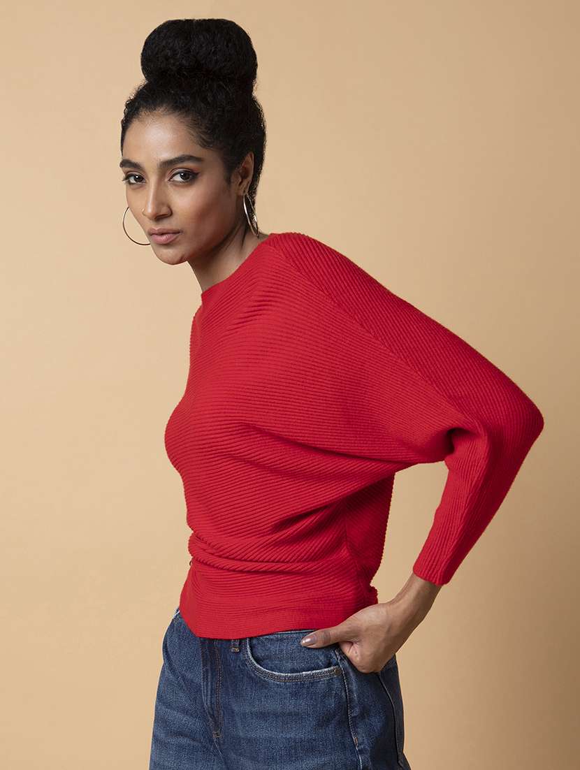 red acrylic regular top - 21387460 -  Standard Image - 1