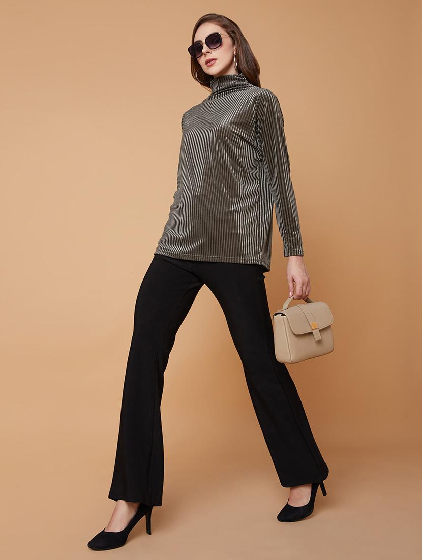 olive nylon regular top - 21387475 - Standard Image - 4