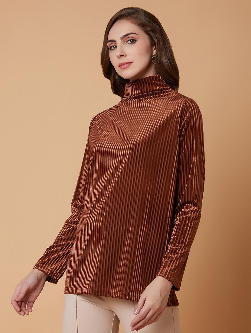 rust nylon regular top - 21387476 -  Standard Image - 1