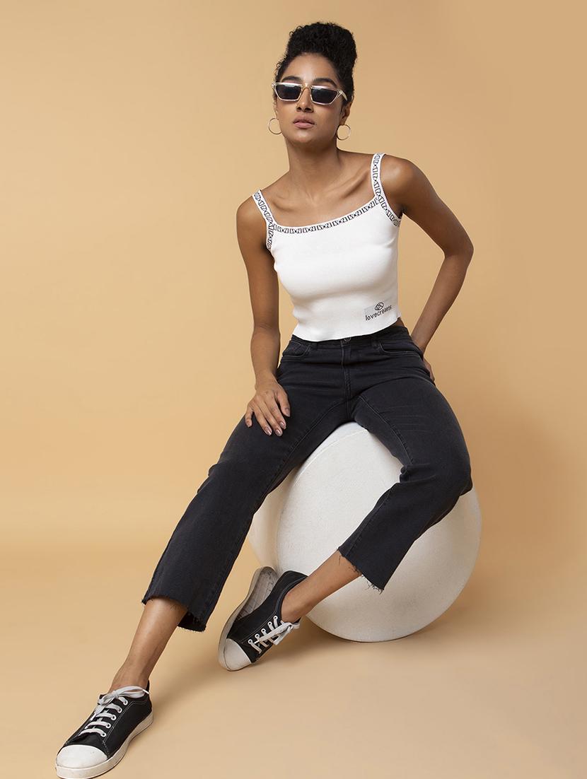 off white acrylic tank top - 21387478 - Standard Image - 4