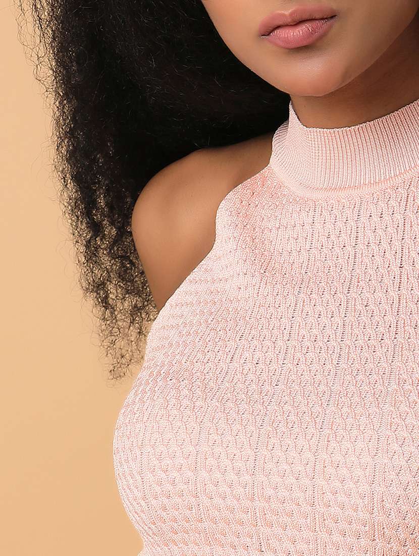 peach solid regular top - 21387482 -  Standard Image - 6