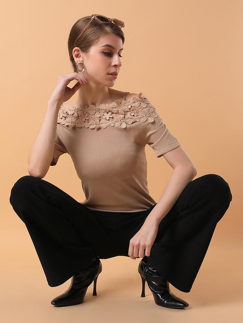 beige self-designed regular top - 21387483 - Standard Image - 4