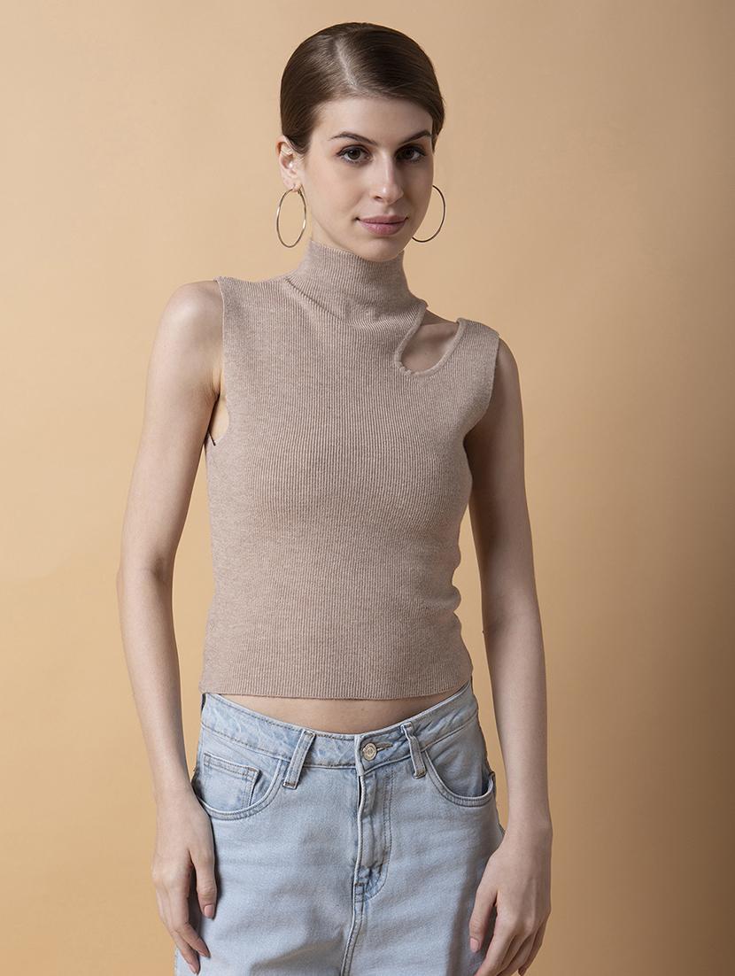 beige acrylic regular top - 21387490 - Zoom Image - 0