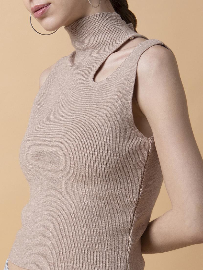 beige acrylic regular top - 21387490 - Standard Image - 6