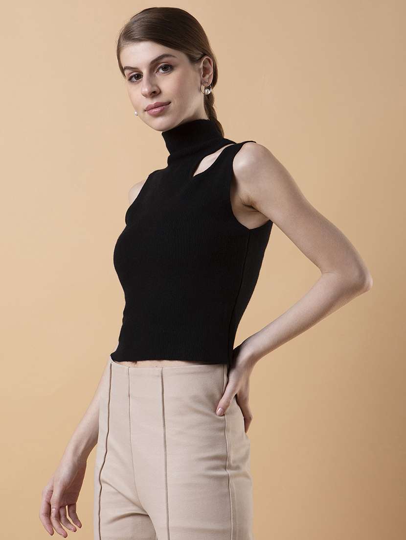 black acrylic regular top - 21387492 -  Standard Image - 1