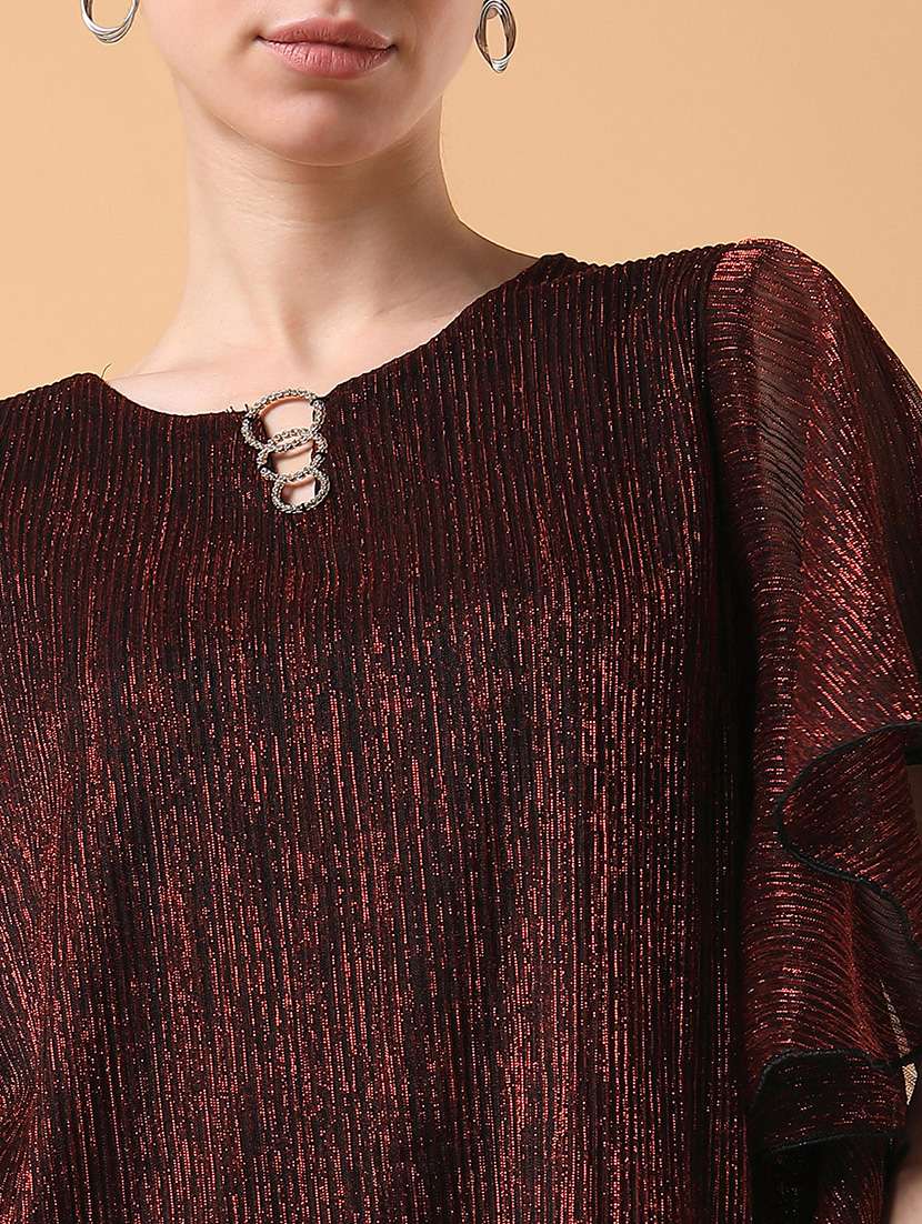 red solid regular top - 21387502 -  Standard Image - 6