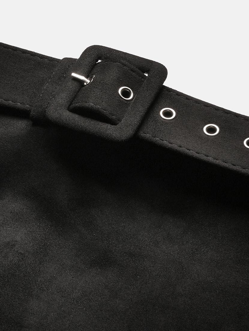 black solid pencil skirt - 21387527 - Standard Image - 6