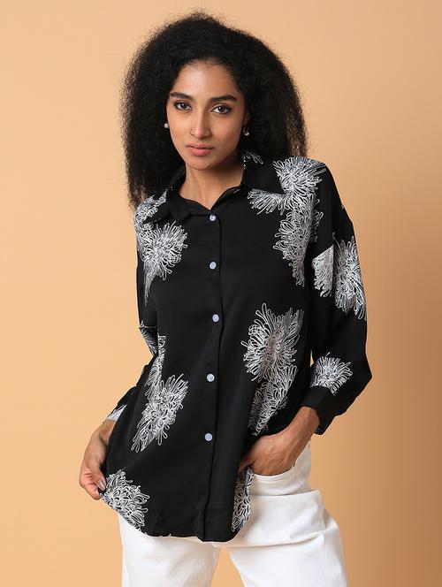 women froral long sleeve shirt - 21387583 - Standard Image - 0