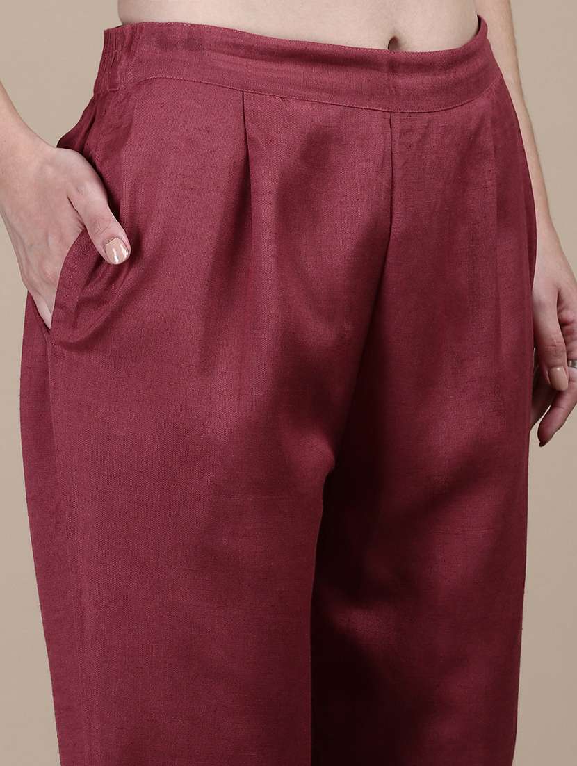 women grey floral printed kurta pant set - 21387725 -  Standard Image - 6