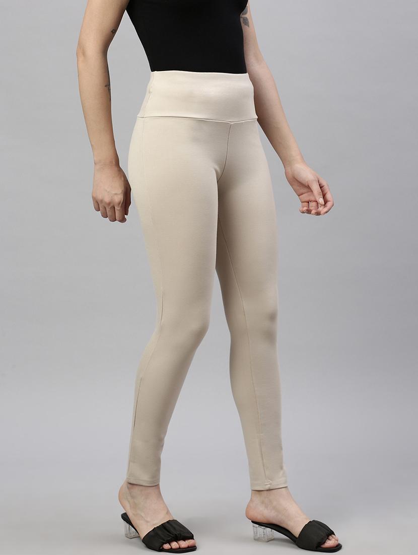 women solid high rise jegging - 21387760 - Standard Image - 1