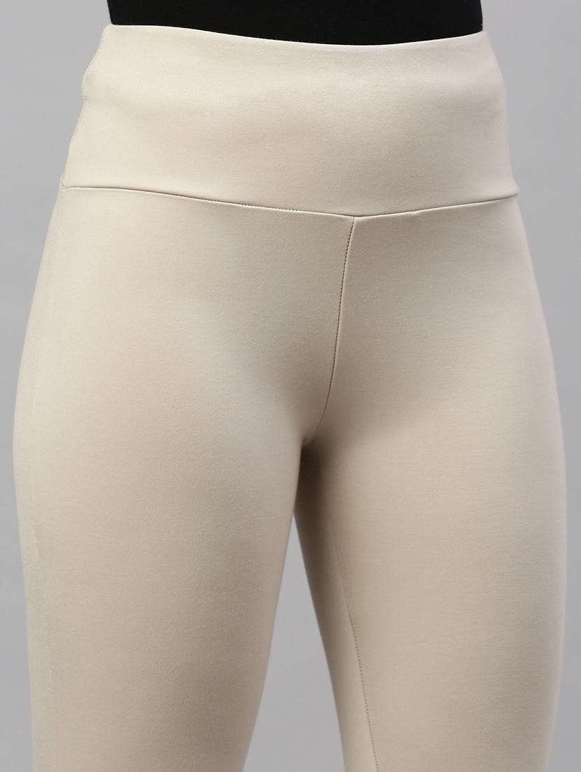 women solid high rise jegging - 21387760 - Standard Image - 4