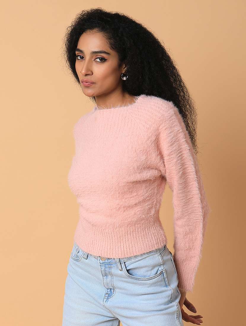 women self design long sleeve pullover - 21387801 -  Standard Image - 1