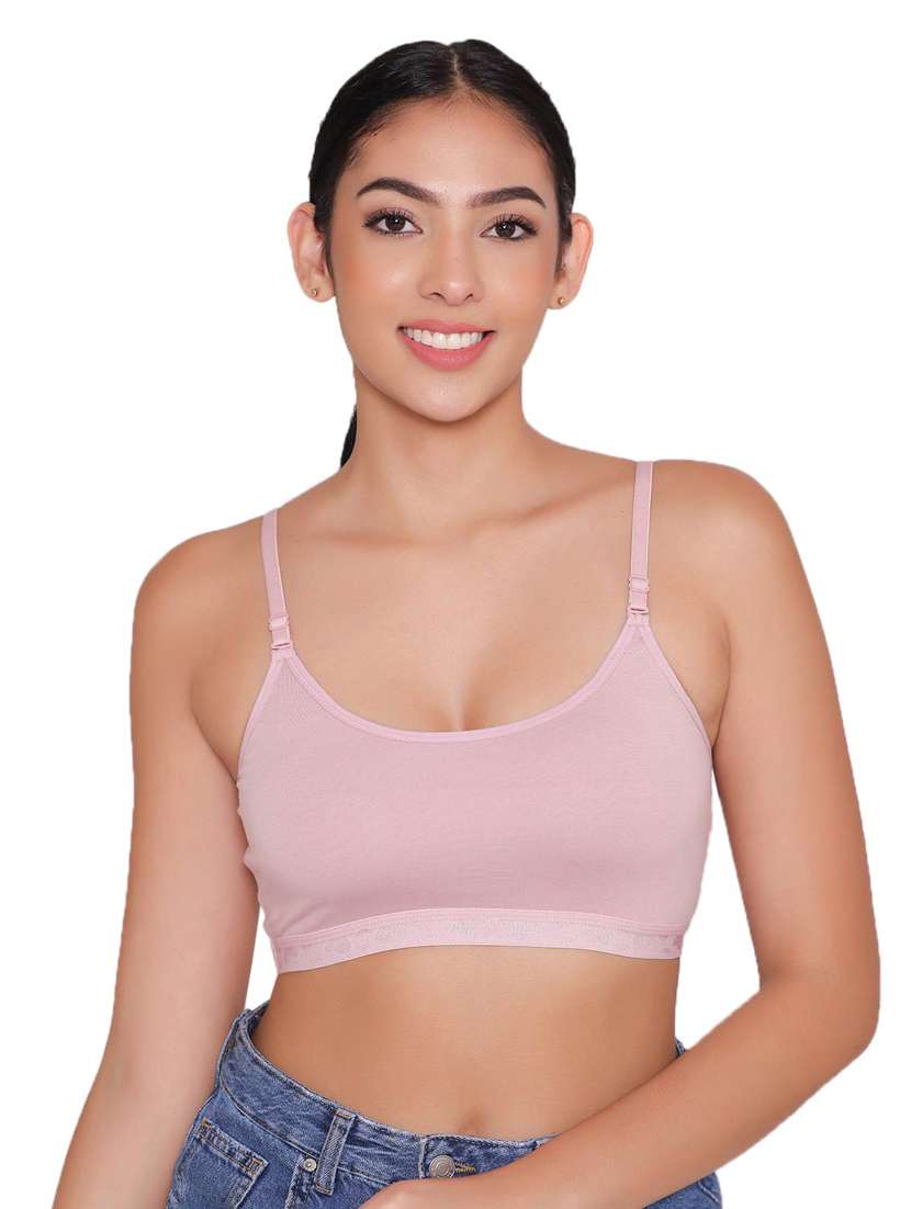 women pack of 2 solid sports bra - 21387820 -  Standard Image - 1