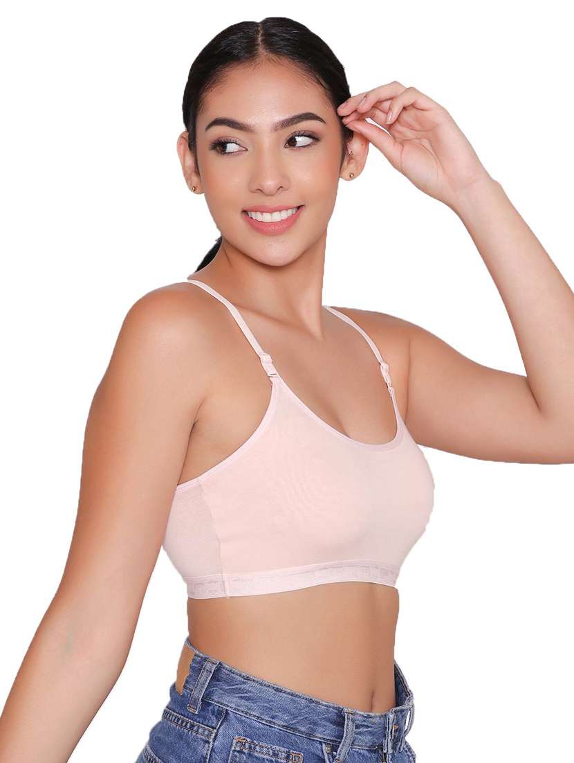 women pack of 2 solid sports bra - 21387825 -  Standard Image - 4