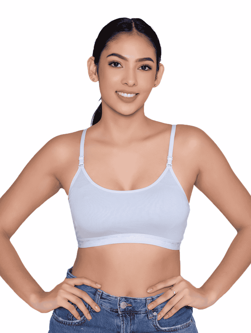 women pack of 2 solid sports bra - 21387828 -  Standard Image - 1