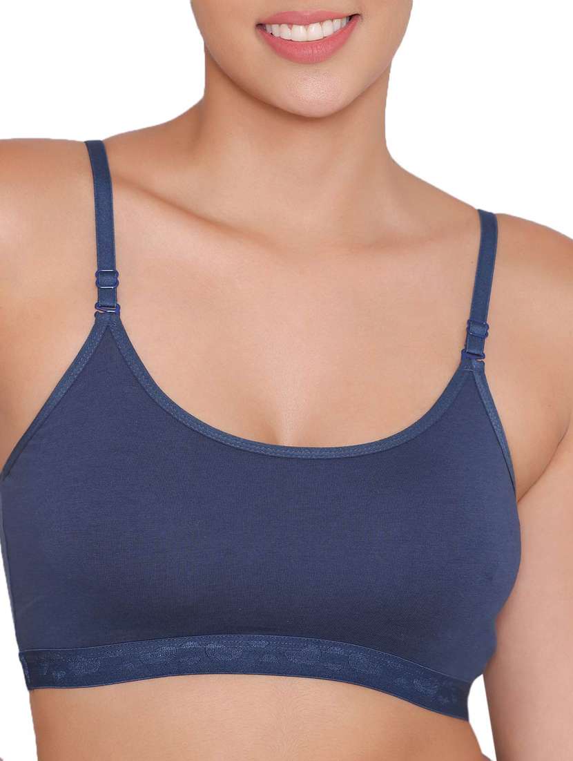 women pack of 3 solid sports bra - 21387835 -  Standard Image - 6