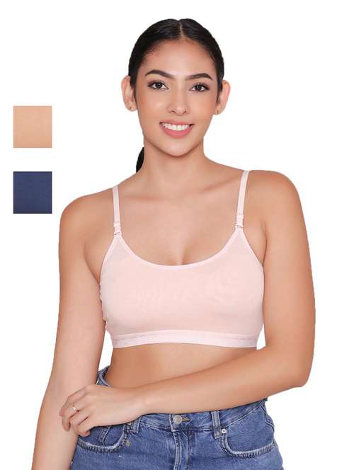 Women Pack Of 3 Solid Sports Bra