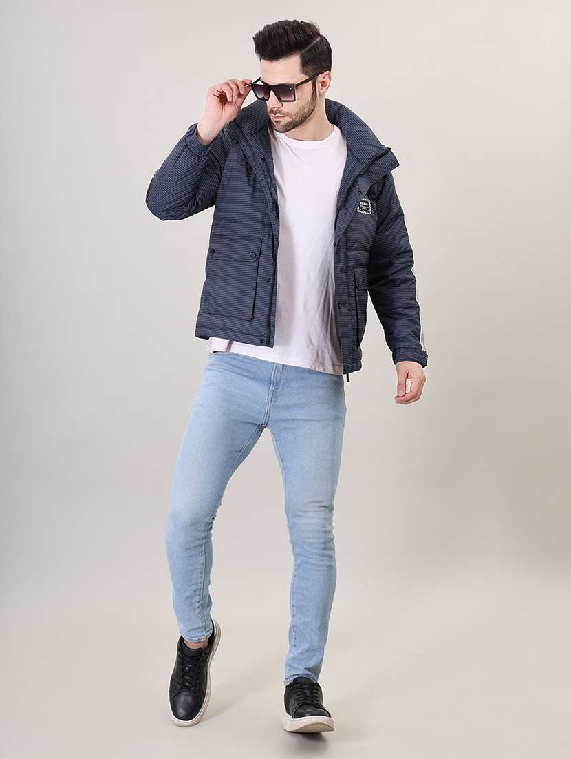 men checkered bomber jacket - 21387986 - Standard Image - 4