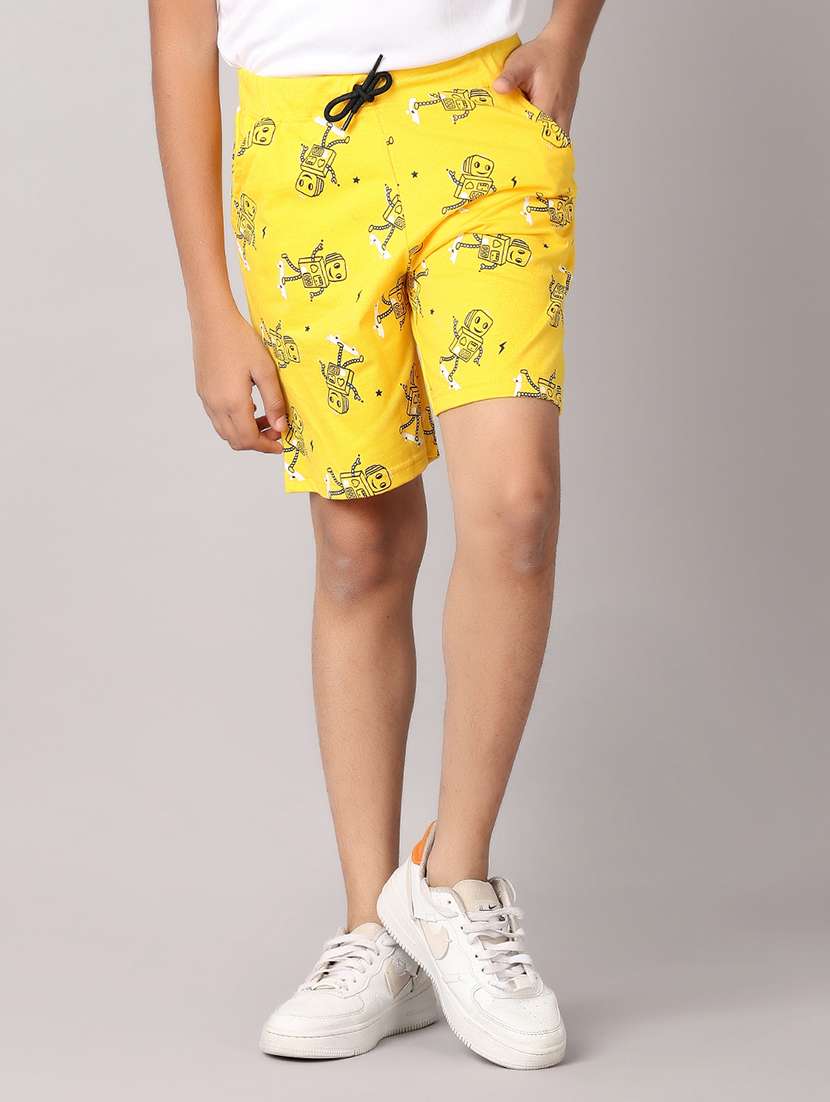 boys yellow printed shorts - 21388083 -  Standard Image - 1