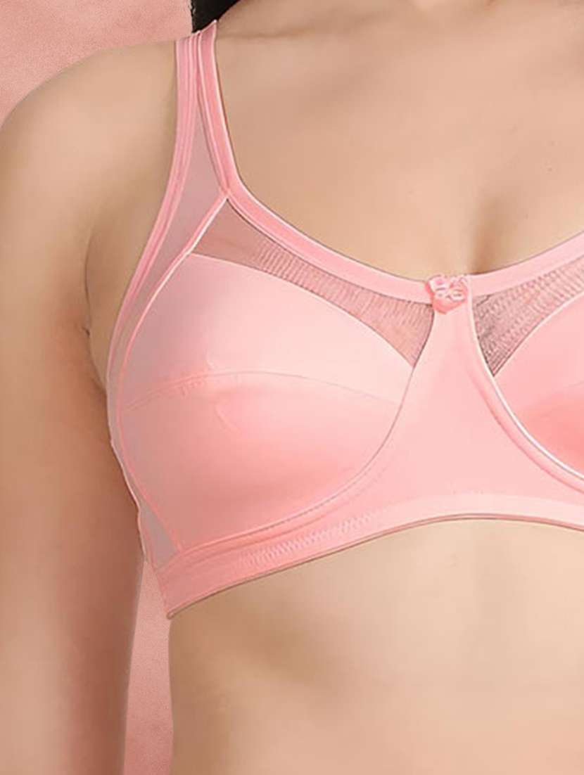 women pack of 3 solid t-shirt bra - 21388464 - Standard Image - 6