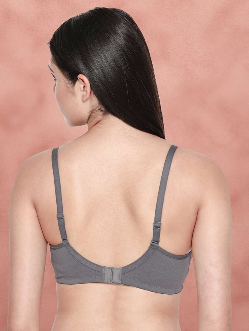 women pack of 2 solid t-shirt bra - 21388472 - Standard Image - 4