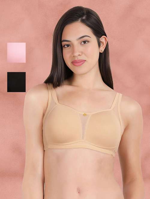 women pack of 3 minimizer bra - 21388511 - Standard Image - 0