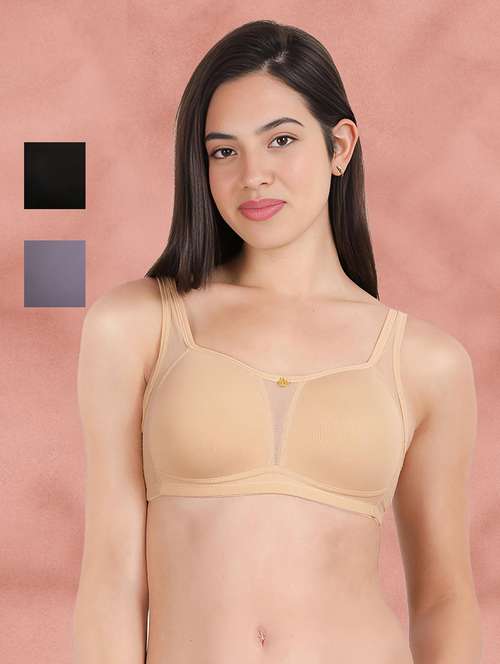 women pack of 3 minimizer bra - 21388514 - Standard Image - 0