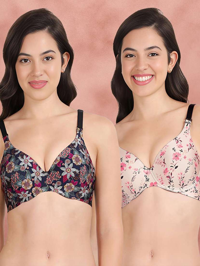 women pack of 2 t-shirt bra