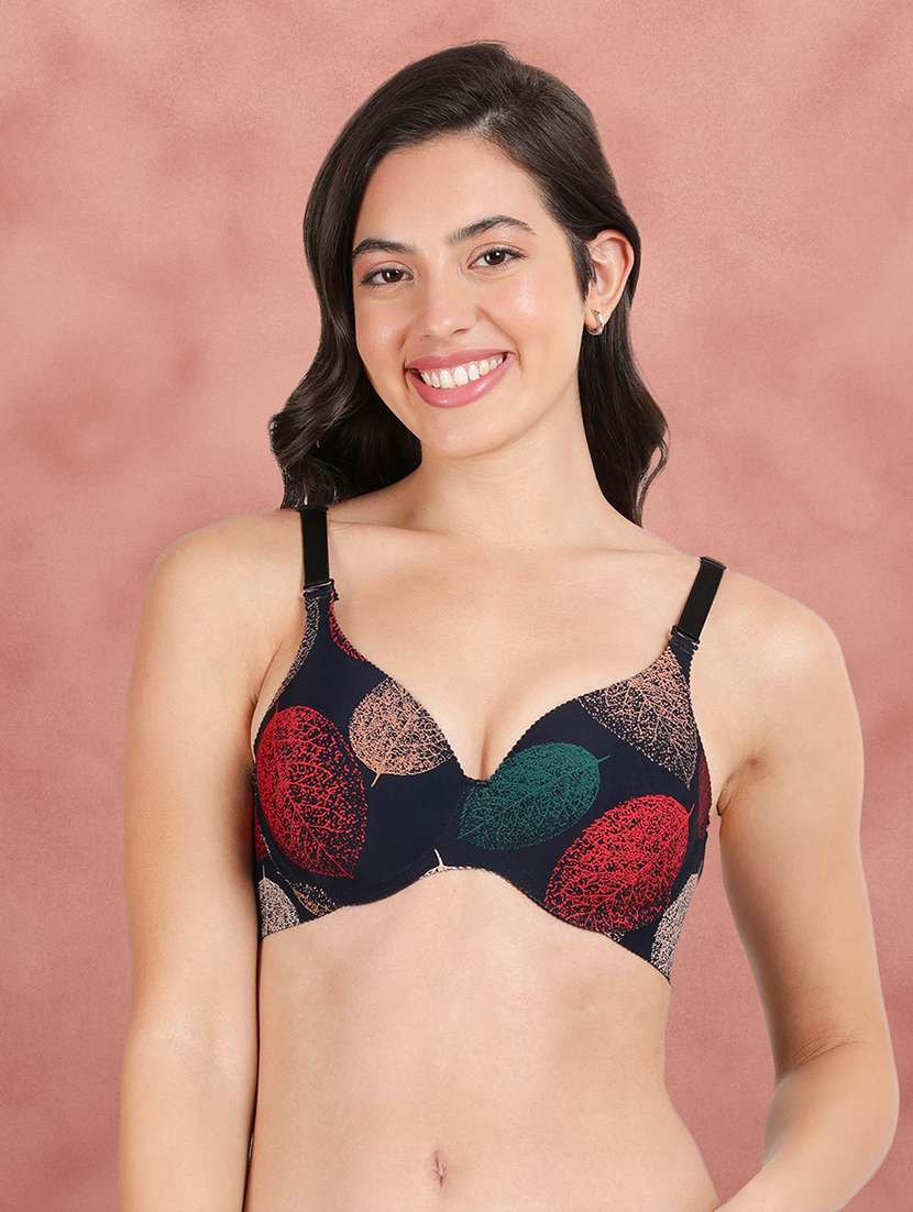 pack of 2 printed multi colored t-shirt bra - 21388547 -  Standard Image - 1