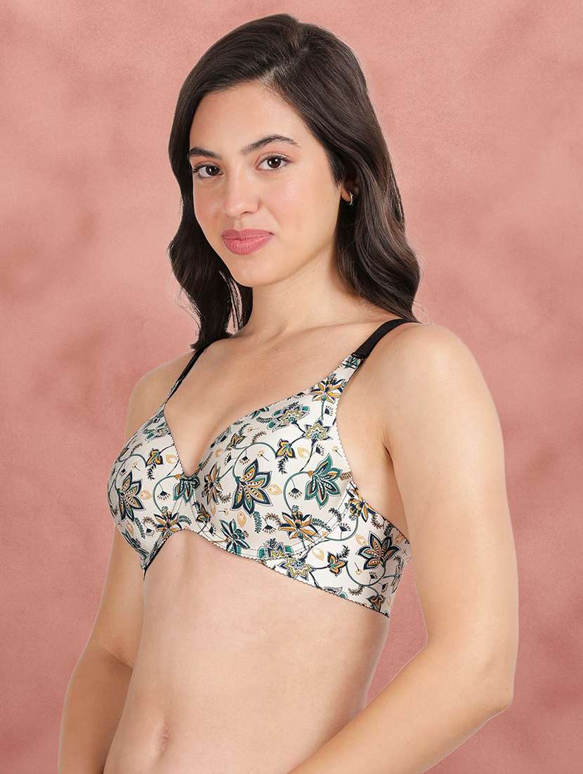 pack of 3 printed bra combos - 21388707 -  Standard Image - 4