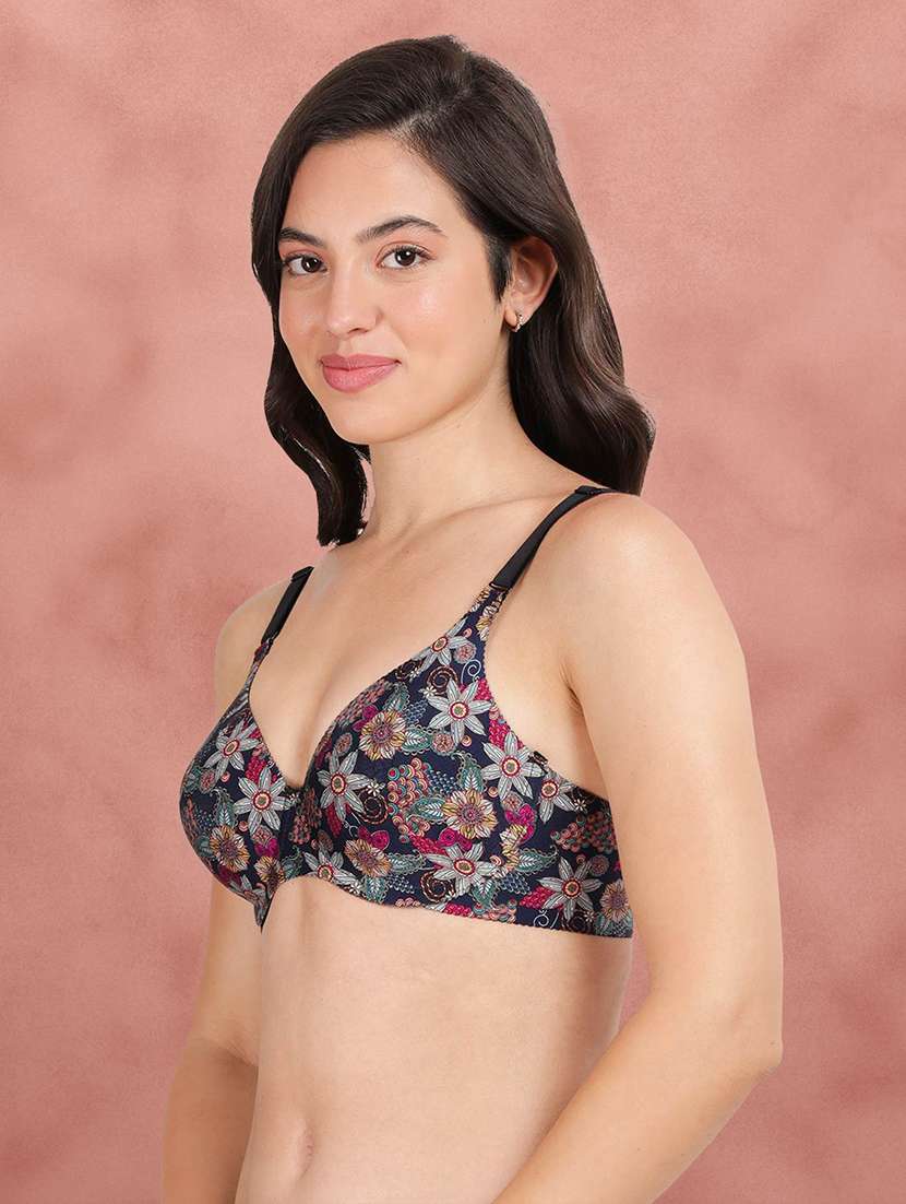 pack of 3 printed bra combos - 21388734 -  Standard Image - 4