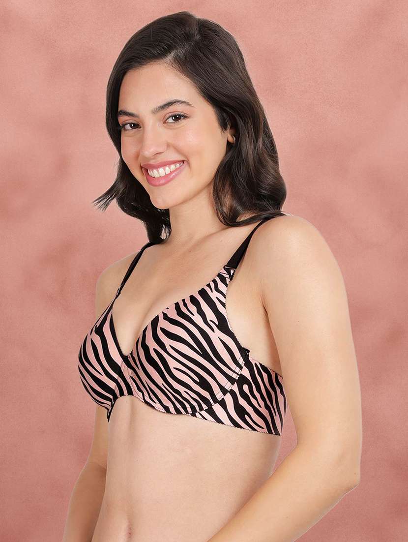 pack of 3 printed bra combos - 21388752 -  Standard Image - 4