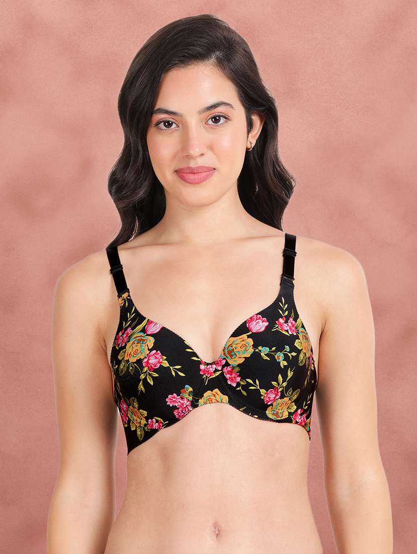 women printed t-shirt bra
