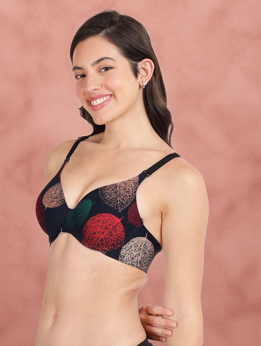 Women Printed T Shirt Bra