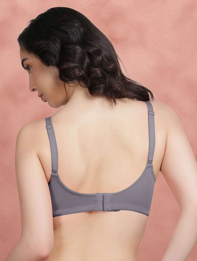 women pack of 2 solid t-shirt bra - 21388992 - Standard Image - 4