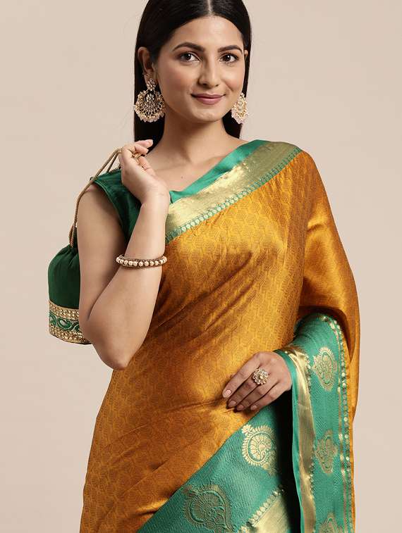 women self desig dharmavaram saree with blouse - 21389323 -  Standard Image - 4